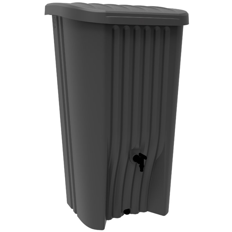 EDA bac de récupération RECUP DECO, 150 litres, anthracite, plastique